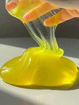 Insanely Realistic Yellow Slime 😳💛