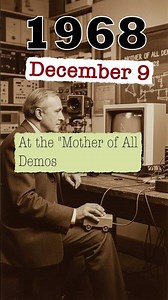 Today in History December 9, 1968 Douglas Engelbart demonstrates the computer mouse
