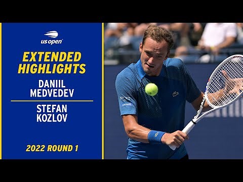 Daniil Medvedev vs. Stefan Kozlov Extended Highlights | 2022 US Open Round 1