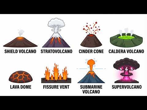 Every Volcano Type Explained in 8 Minutes