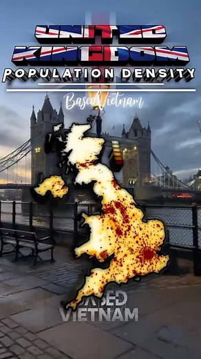 UNITED KINGDOM POPULATION DENSITY MAP | #unitedkingdom #unitedkingdom🇬🇧 #uk #population #density #map #mapper #mapping #xuhuongtiktok #xuhuong