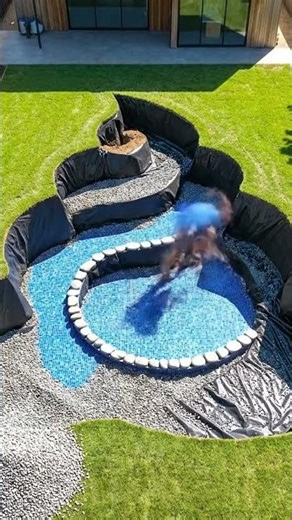 💩 Building a Giant Poop Shaped Pool in the Backya