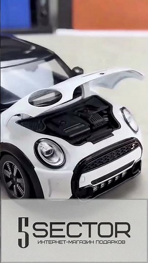 Mini Cooper S Модель 1:18 Белый #automobile #diecast #5sector #minicooper #bmwmini #minicoopers