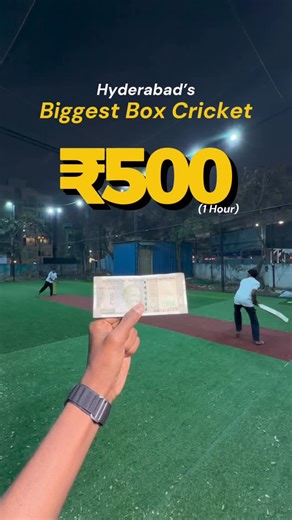 FOOD DETECTIVE🕵️‍♂️ on Instagram: "Hyderabad’s Biggest Box Cricket @thebox_ymca 📍Near Naryanguda Metro station, YMCA, Hyderabad ₹500 per Hour‼️ For bookings - 7674035511,8099225160 Price - Monday to Friday 6am - 6pm = 600 per hour 6pm - 12am = 900 per hour Saturday 6am - 6pm = 900 per hour 6pm - 12am = 1100 per hour SUNDAY - CLOSED [NO BOOKINGS ARE TAKEN ON SUNDAY’S] For bulk bookings call - 7989200793 Follow @food_detective_01 #boxcricket #turf #hyderabad #naryanguda #cricketlovers"
