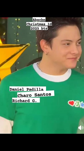142K views · 1.9K reactions | Daniel Padilla, Charo Santos & Richard Gutierrez in abscbn Bts Christmas ID 2025 Disclaimer : I Hereby declare that I don't own the rights to this music or song.All rights belong to the rightful owner . No copyright infringement intended and I do not claim to own any of the original songs and video.For entertainment purposes only #DanielPadilla #RichardGutierrez #charosantos | NieL Ford | Facebook