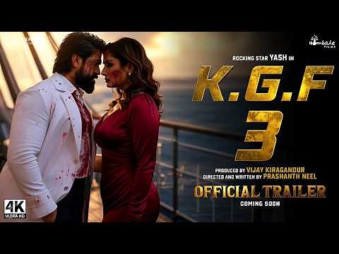 K.G.F: Chapter 3 - Official Trailer | Rocking Star Yash | Raveena Tandon | Prashanth Neel 2025