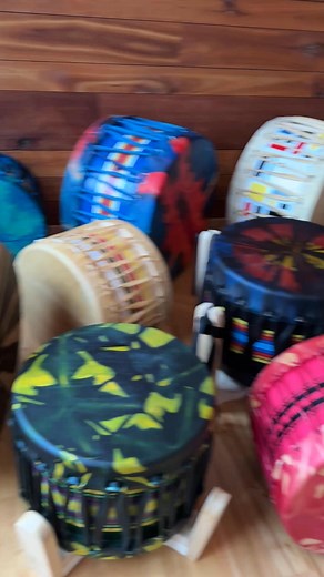 162 reactions · 12 comments | Powwow Drums: In STOCK now. 20% off using coupon code drums20. We have been working hard so that Santa doesn't have to....(the word on the street is that Santa isn't much of a drum maker...hehe) We came up with a new design for a family sized drum. It is a maple veneer plywood raised edge frame 20" x 14" with a block style stand. (like the green drum). #nativeownedbusiness | Tribal Spirit Drums and Music | Facebook