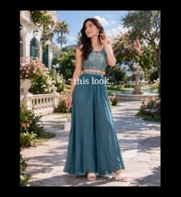 New Fashion Trends: Designer Blouse with Tailored Trousers!😍 #viral #meesho