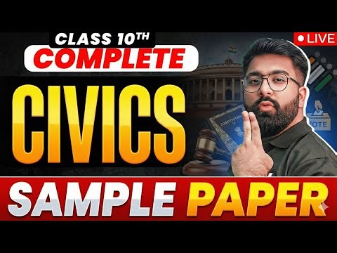 Complete Civics Class 10 CBSE🔥 | Full Syllabus in 1 Shot | Board 2026 Sample Paper | Gautam Sir