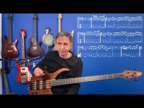 Nice n Sleazy The Stranglers bass line walk through lesson