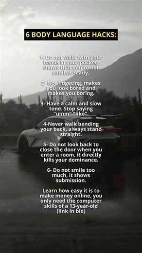 6 body language hacks #fy #viral #masculinityisnottoxic #adviceformen #alpha