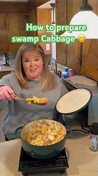HOW TO PREPARE SWAMP CABBAGE 😋