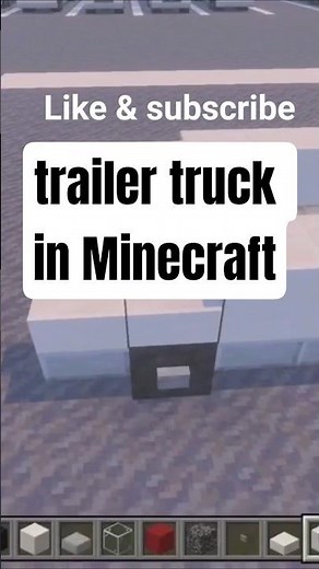 trailer truck in Minecraft 🚚