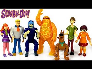SCOOBY DOO FRIENDS AND FOES ACTION FIGURE COLLECTION WITH SHAGGY FRED VELMA & DAPHNE - UNBOXING