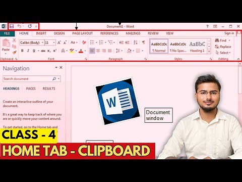 MS Word 2013 Home Tab Clipboard | Complete MS Word Tutorial: Learn Microsoft Word Step by Step #4