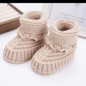 Hand Knit Baby Booties – Soft Newborn Knitted Socks, Cozy Infant Shoes, Baby Shower Gift - Etsy