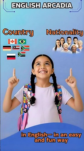 English Vocabulary: Countries & Nationalities Made Simple! #country #nationality #englishvocabulary