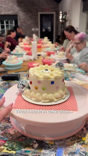 We tried the gemstone cake trend in my last cake class and I LOVED how the cakes turned out ✨💕🤩 I love teaching my Bento cake classes at @thearthousegilbert here in Gilbert, AZ! NEW cake classes and themes posted every month! Sign up for a bento cake class with me at arthousegilbert.com 🥰 #cake #cakedecorating #cakeclass #gilbertaz #gilbertarizona #thingstodoinaz #arizona #cakes #cakelovers | Dani Bell