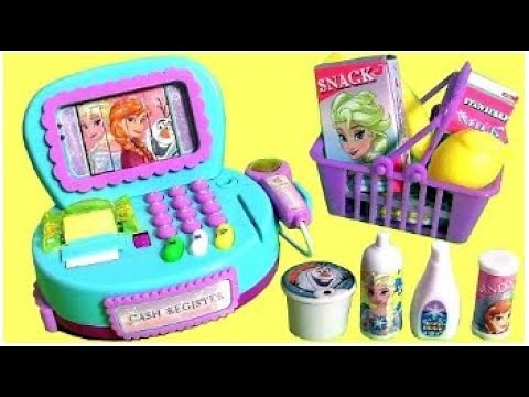 NEW Disney Frozen Cash Register Toy with Lights n' Sounds & Surprise Cashier Toys for Girls ｡◕‿◕｡