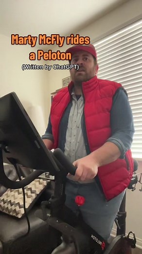 Marty McFly Rides a Peloton: Day 1 #ChatGPTChallenge