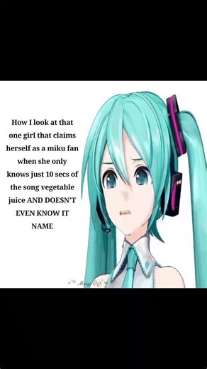 芽依 ٠࣪⭑ on Instagram: "Like girl be for real...🙏🏻 #fake #miku #vocaloid #copycat #liar #trend #edit #fyp #relatable #funny #meme"