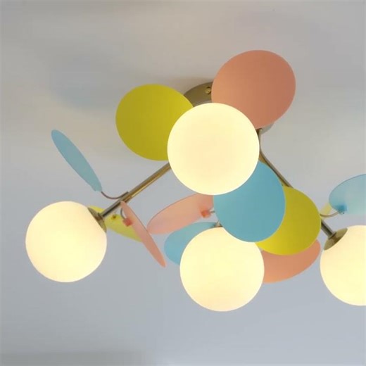 Round Macaron Ceiling Lamp
