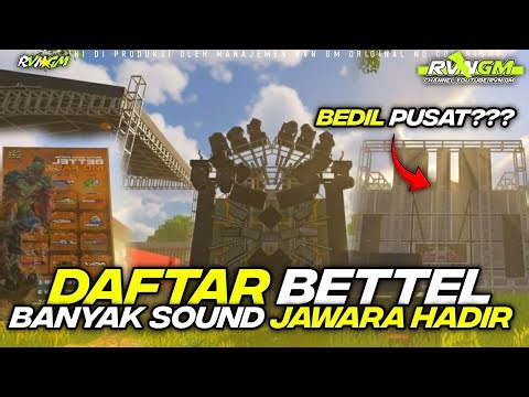 Daftar Hadir Bettel Sound System ‼️ Mod Minecraft 3d