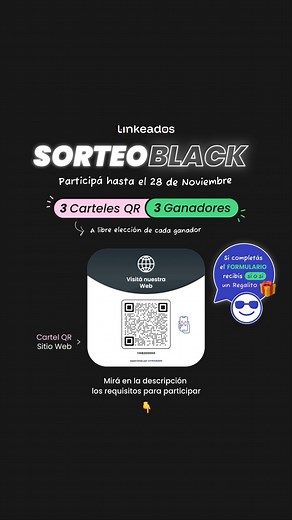 25 reactions |  Ganate un Cartel QR! Regalamos 3 Carteles QR (1 por...