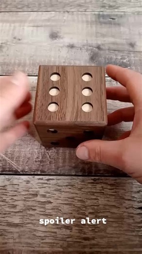 Can you open the handmade Dice puzzle box? #puzzle #box #puzzles