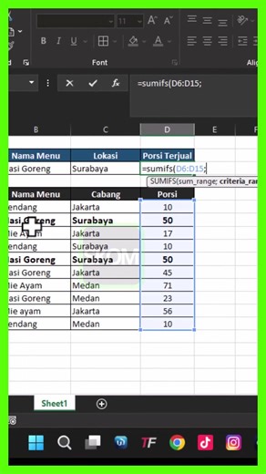 Excel SUMIFS: Summing Data with Multiple Criteria