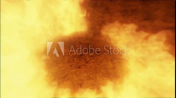 Realistic Fire Simulation 3D Animation Flames