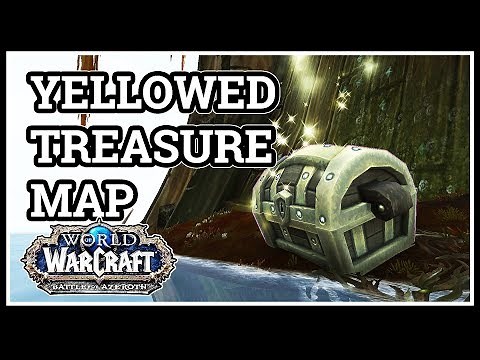 Yellowed Treasure Map WoW Tiragarde Sound