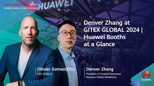 828 reactions · 21 shares | In an interview with Olivier Gomez, CEO of IAC.ai, Denver Zhang, President of #Huawei's Enterprise Business Global Marketing, highlighted key booth features and shared cutting-edge digital and intelligent industrial solutions at #GITEXGLOBAL 2024. He also shared several success stories, showcasing Huawei's commitment to the future. https://tinyurl.com/mtf2rfst #HuaweiGITEX #InnovateForImpact #AllinTalk | Huawei | Facebook
