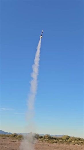 E9-8 Estes model rocket launch