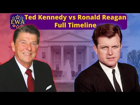 Ted Kennedy vs Ronald Reagan | Full Timeline 1980-2020
