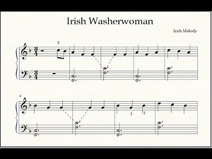 Irish Washerwoman Sheet Music for Piano
