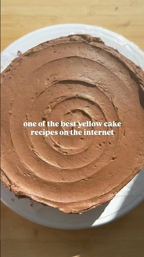 The best yellow cake on the internet?!