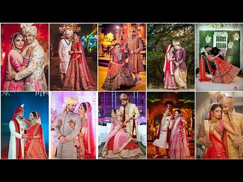 Wedding Poses Ideas for Bride and Groom || Indian Wedding photoshoot Ideas || Lk photography