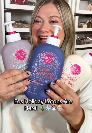 Eos Holiday Lotions Now Available at Walmart! 🎄
