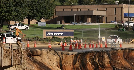 Baxter IV fluid manufacturer says more than 1,000 employees are back at McDowell County plant