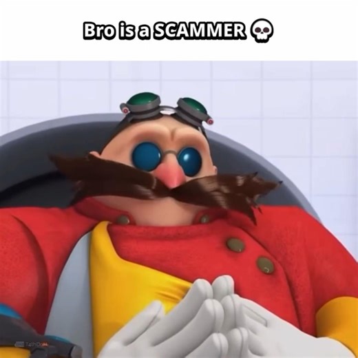 Eggman is a SCAMMER 💀 #sonic #memes