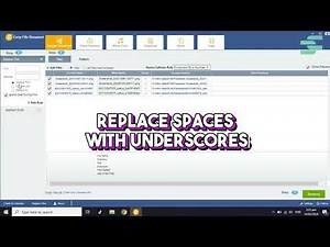 Easy File Renamer to replace spaces in filenames and more patterns