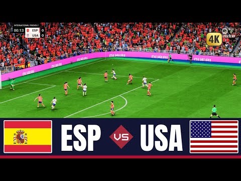 FC 25 - SPAIN vs. USWNT - July 24, 2025 - International Friendly - PS5 Gameplay {4K}