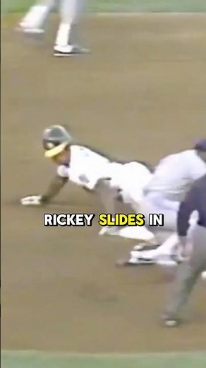 Rickey Henderson talks in 3rd person… THEN STEALS A BASE 😂