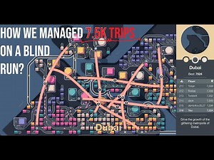 [7.5K Trips] 10 Tips to Go Infinite on ANY Map - Blind Dubai Technique Showcase Mini Motorways