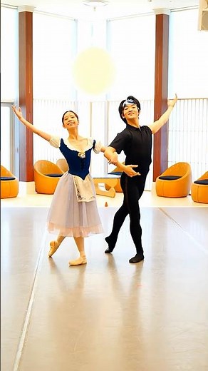 【ジゼル】リハーサル④【森岡恋＆森脇崇行】 #ballet #dance