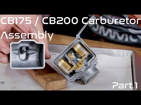 How to Assemble the CB175 / CL175 / SL175 / CB200 / CL200 Keihin Carburetors - Part 1
