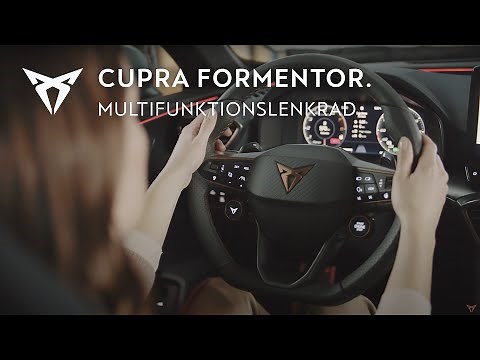 Das Multifunktionslenkrad als Schlüssel der gesamten Bedienung deines CUPRA Formentor. So geht’s!