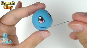 3.5M views · 84K reactions | Pokémon Clay Art: Squirtle!! Water-type Pokémon [satisfying video] | Squash Clay | Facebook