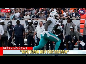 Alexander Mattison’s Season Ends Before It Starts | Dolphins RB Suffers Neck Injury । USA TODAY NEWS